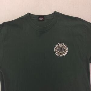 Independent Causal Crew Neck Short Sleeve Graphic T-Shirt Mens Size XL Green